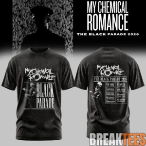 My Chemical Romance The Black Parade Tour NA 2026 Limited T-Shirt 2