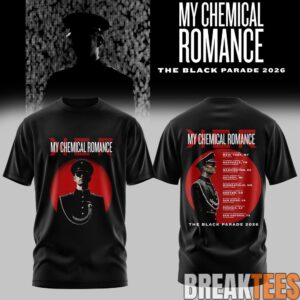 My Chemical Romance The Black Parade Tour NA 2026 Limited T-Shirt 4