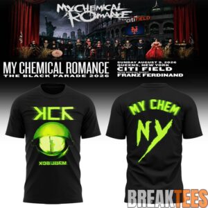 My Chemical Romance Long Live The Black Parade Tour US 2026 x New York T-Shirt