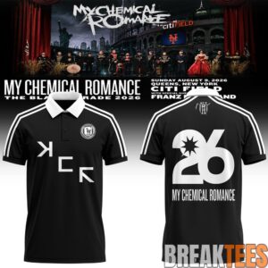 My Chemical Romance The Black Parade 2026 Tour US Polo Shirt