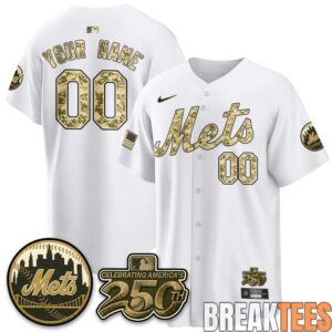 NY Mets Armed Forces Day Premier Custom Jersey 1