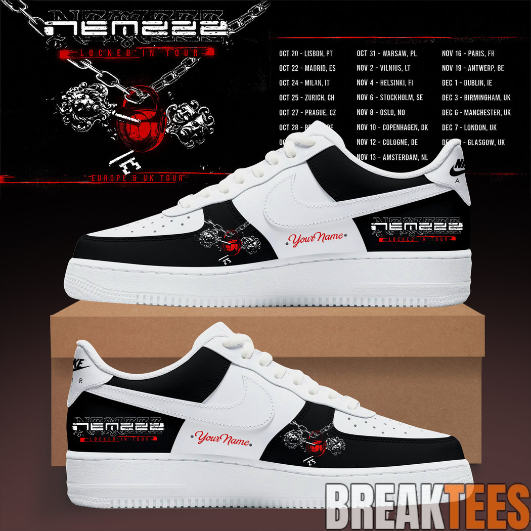 Nemzzz Locked In Tour Custom Air Force 1 Shoes Nemzzz Locked In Tour Custom Air Force 1 Shoes