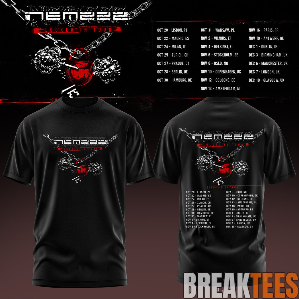 Nemzzz Locked In Tour Special T-Shirt Nemzzz Locked In Tour Special T-Shirt