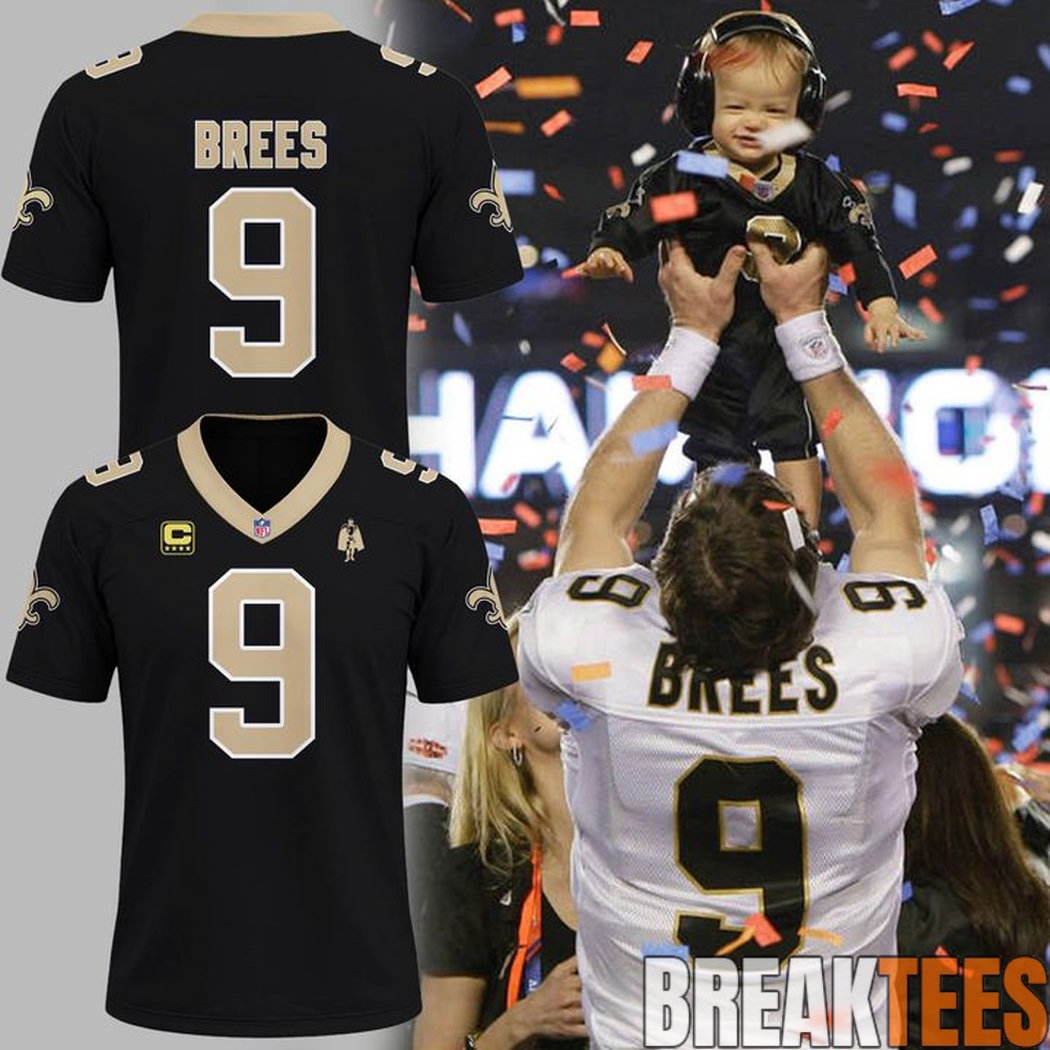 New Orleans Saints Drew Brees Black Jersey New Orleans Saints Drew Brees Black Jersey
