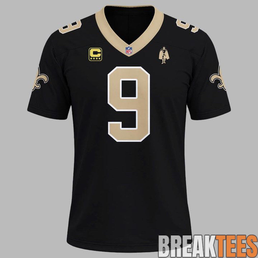 New Orleans Saints Drew Brees Black Jersey New Orleans Saints Drew Brees Black Jersey