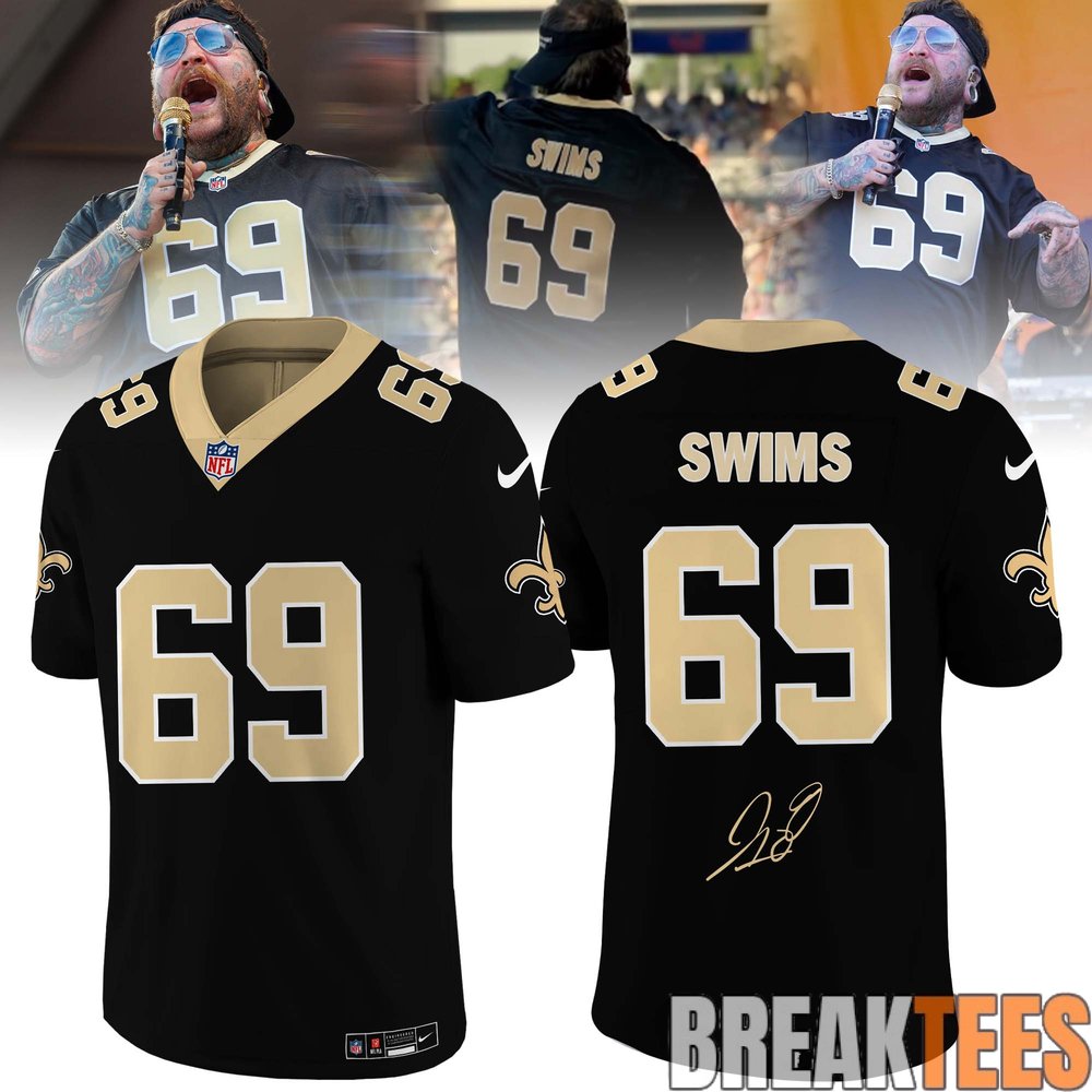 New Orleans Saints x Teddy Swims “The Ugly Tour” 2026 Special Football Jersey New Orleans Saints x Teddy Swims “The Ugly Tour” 2026 Special Football Jersey