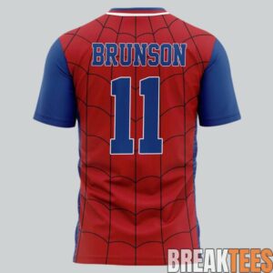 New York Knicks Jalen Brunson x Spider-Man T-Shirt 2 New York Knicks Jalen Brunson x SpiderMan TShirt 3 C7hq4.jpg