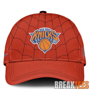 New York Knicks x Spider Man 2026 Edition T Shirt Red 2.jpg