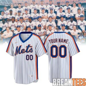 New York Mets Cooperstown Collection Custom Jersey