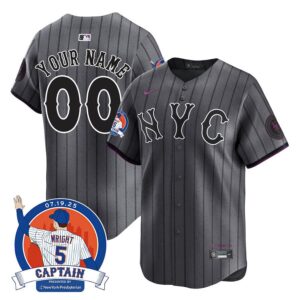 New York Mets David Wright Mets Legend Custom Baseball Jersey