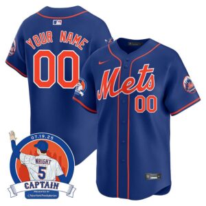 New York Mets David Wright Mets Legend Custom Baseball Jersey 2