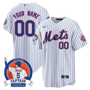 New York Mets David Wright Mets Legend Custom Baseball Jersey 3