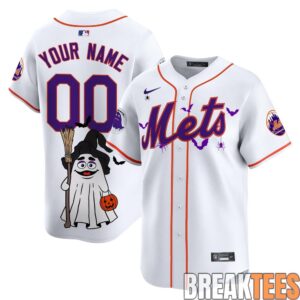 New York Mets Grimace Halloween Vapor Custom Baseball Jersey 2