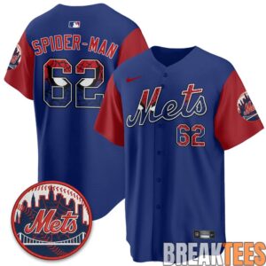 New York Mets x Web-Head Spider Man Brand New Day Baseball Jersey