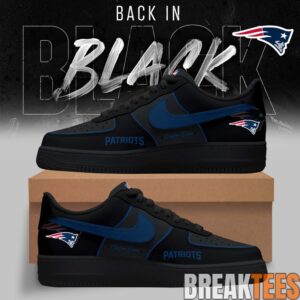 New England Patriots 2026 Back In Black Limited Edition AF1 Shoes