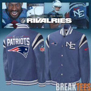 New England Patriots 2026 Rivalries Nor’Easter Storm Special Edition Bomber Jacket