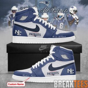 New England Patriots x Rivalries “Nor’Easter” Custom AJ1 Shoes