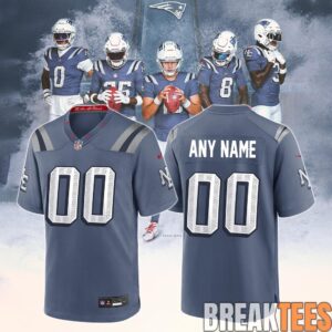 New England Patriots x Rivalries “Nor’Easter” Football Jersey Limited Edition