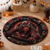 New York Islanders Special Halloween Round Quilted Rug New York Islanders Special Halloween Round Quilted Rug