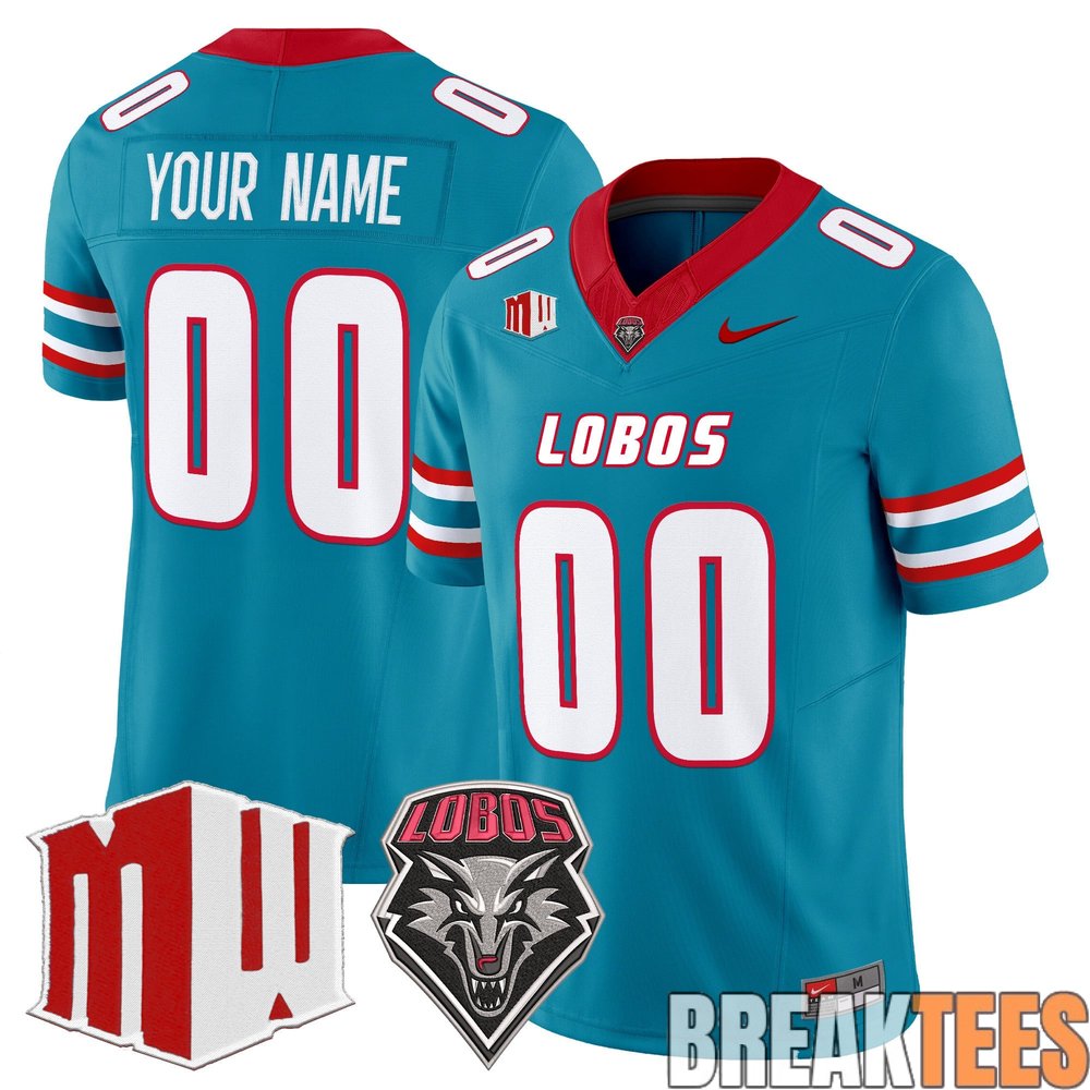 New Mexico Lobos 2026 Custom Jersey New Mexico Lobos 2026 Custom Jersey