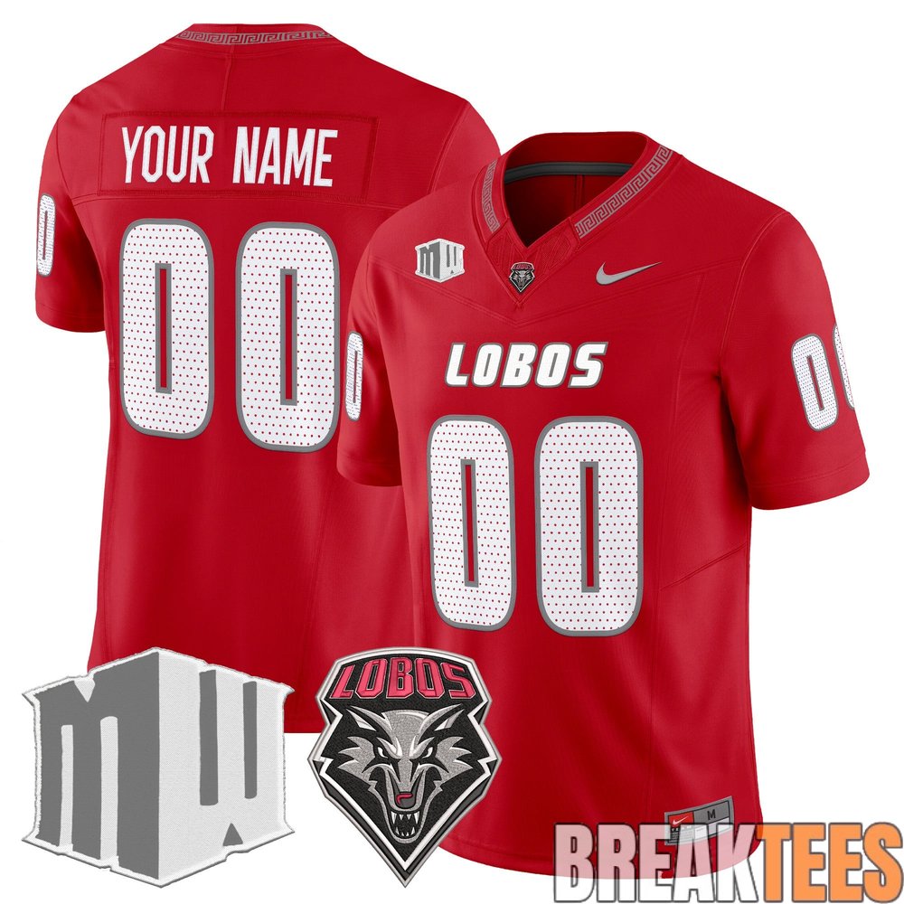 New Mexico Lobos 2026 Custom Jersey New Mexico Lobos 2026 Custom Jersey