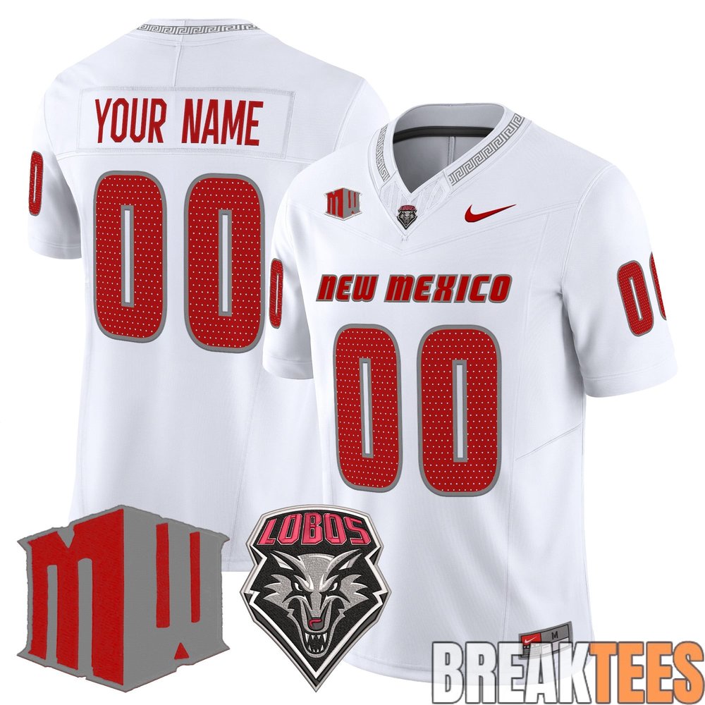 New Mexico Lobos 2026 Custom Jersey New Mexico Lobos 2026 Custom Jersey