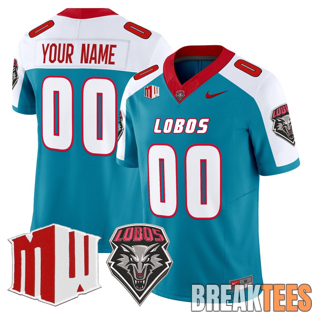 New Mexico Lobos 2026 Custom Jersey New Mexico Lobos 2026 Custom Jersey