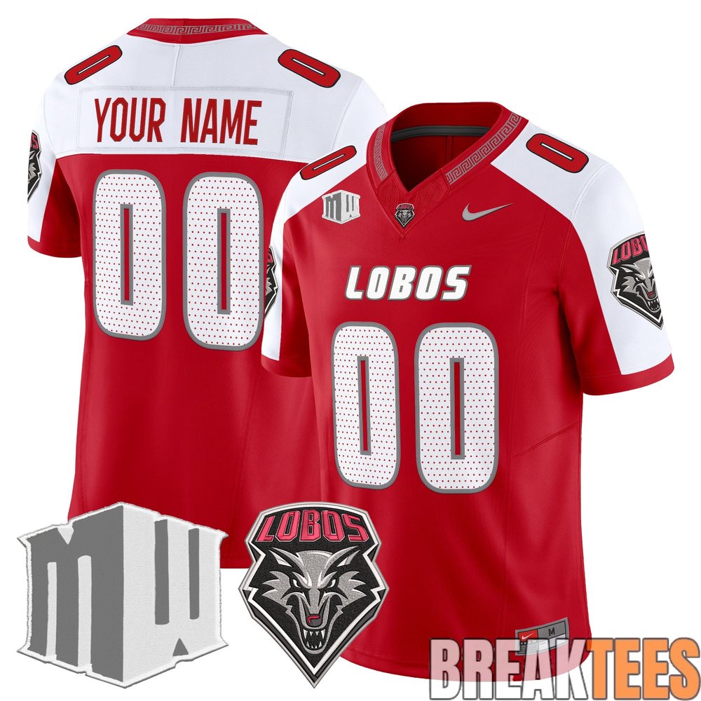 New Mexico Lobos 2026 Custom Jersey New Mexico Lobos 2026 Custom Jersey
