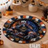 New Jersey Devils Special Halloween Round Quilted Rug