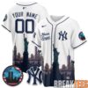 New York Yankees x Harry Potter The Lightning Bolt Wizard Edition Custom Jersey