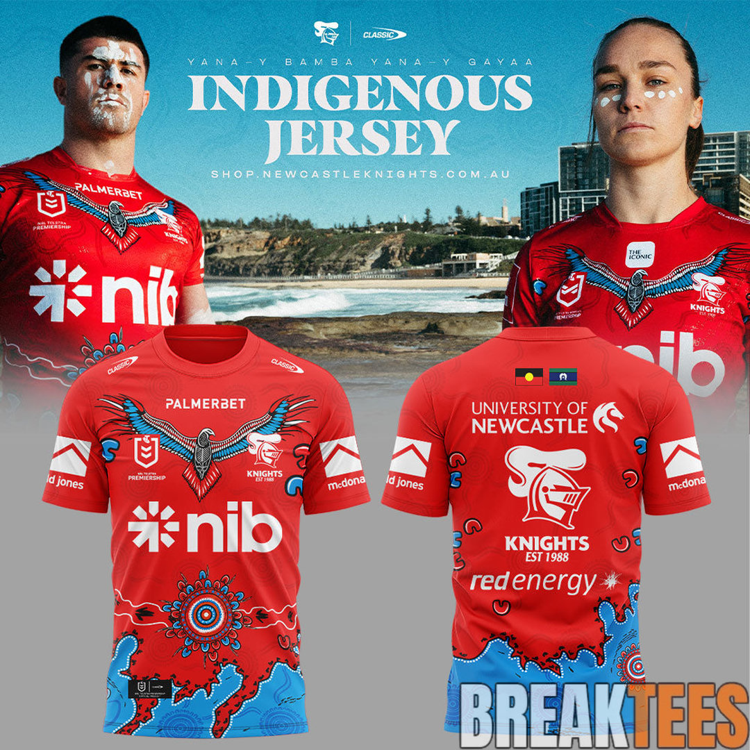 Newcastle Knights Indigenous 2026 T-Shirt Newcastle Knights Indigenous 2026 T-Shirt