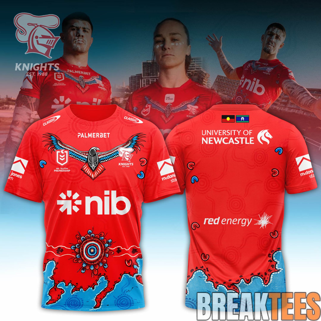 Newcastle Knights Indigenous 2026 T-Shirt Newcastle Knights Indigenous 2026 T-Shirt