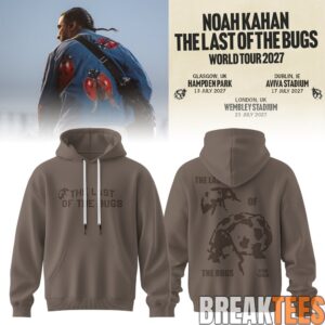 Noah Kahan The Last of The Bugs World Tour 2027 Premium Hoodie