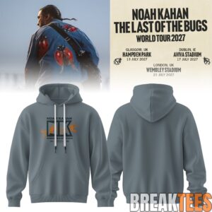 Noah Kahan The Last of The Bugs World Tour 2027 Premium Hoodie 1