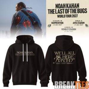 Noah Kahan The Last of The Bugs World Tour 2027 Premium Hoodie 2