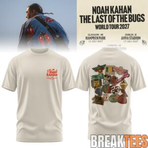 Noah Kahan The Last of The Bugs World Tour 2027 T-Shirt 1