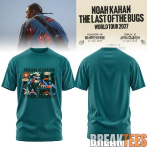Noah Kahan The Last of The Bugs World Tour 2027 T-Shirt 4