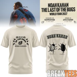 Noah Kahan The Last of The Bugs World Tour 2027 T-Shirt 5