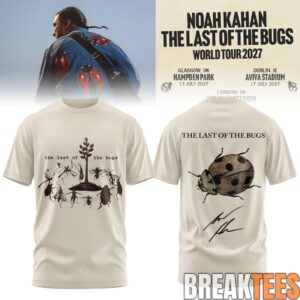 Noah Kahan The Last of The Bugs World Tour 2027 T-Shirt 6