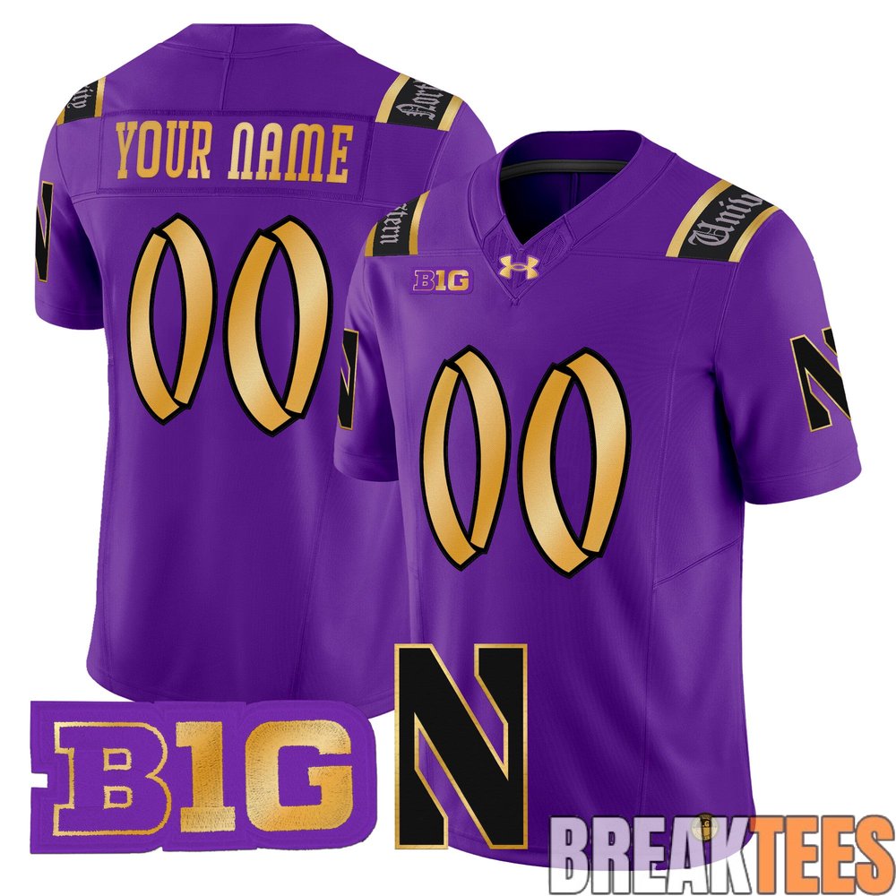 Northwestern Wildcats 2026 Custom Jersey Northwestern Wildcats 2026 Custom Jersey