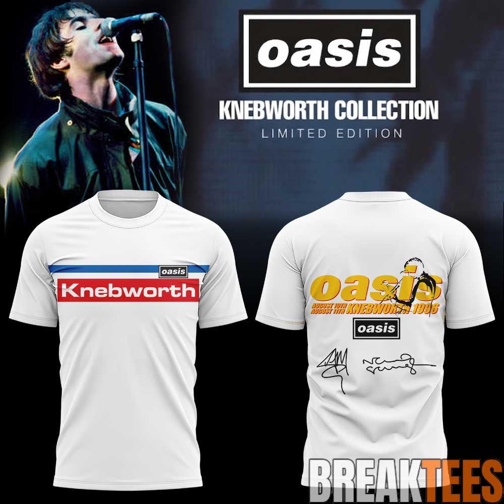 Oasis To mark 30 years since Oasis’ legendary Knebworth gigs Shirt Oasis To mark 30 years since Oasis’ legendary Knebworth gigs Shirt
