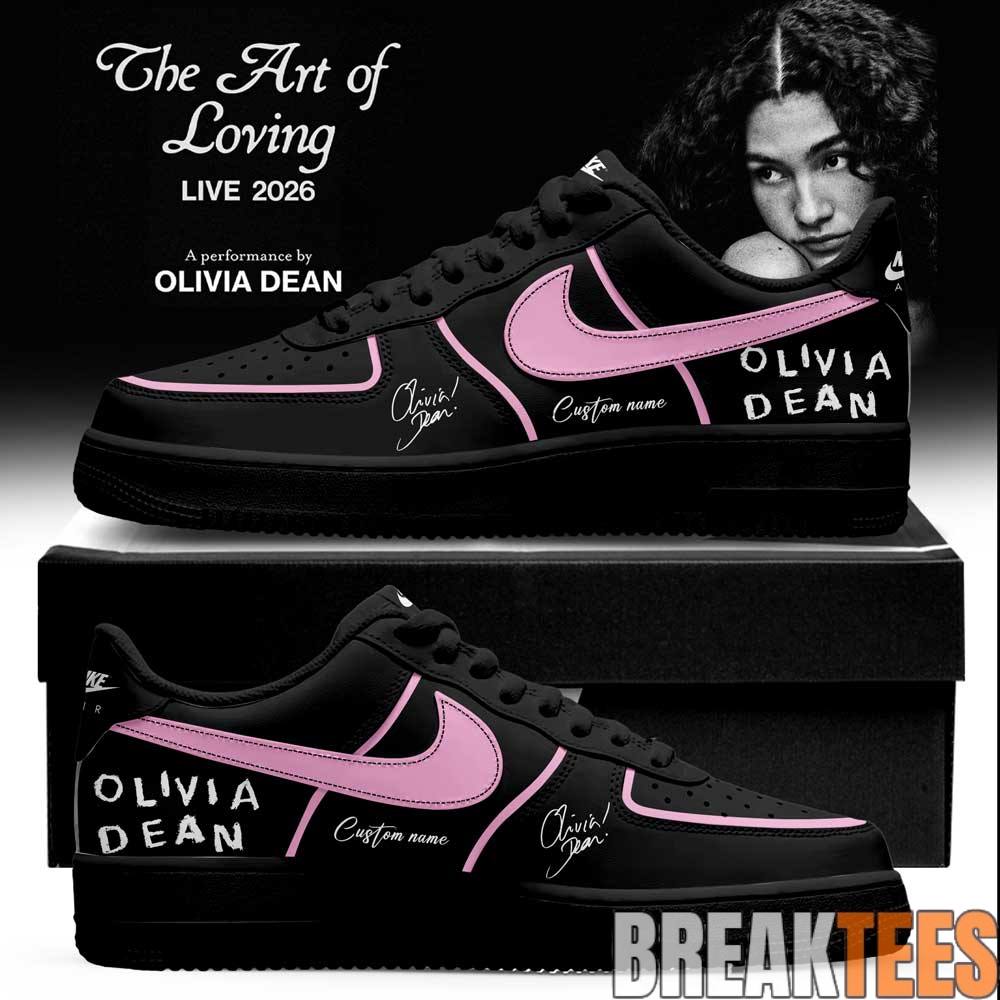 Olivia Dean The Art of Loving Tour 2026 Signature Custom AF1 Shoes Olivia Dean The Art of Loving Tour 2026 Signature Custom AF1 Shoes