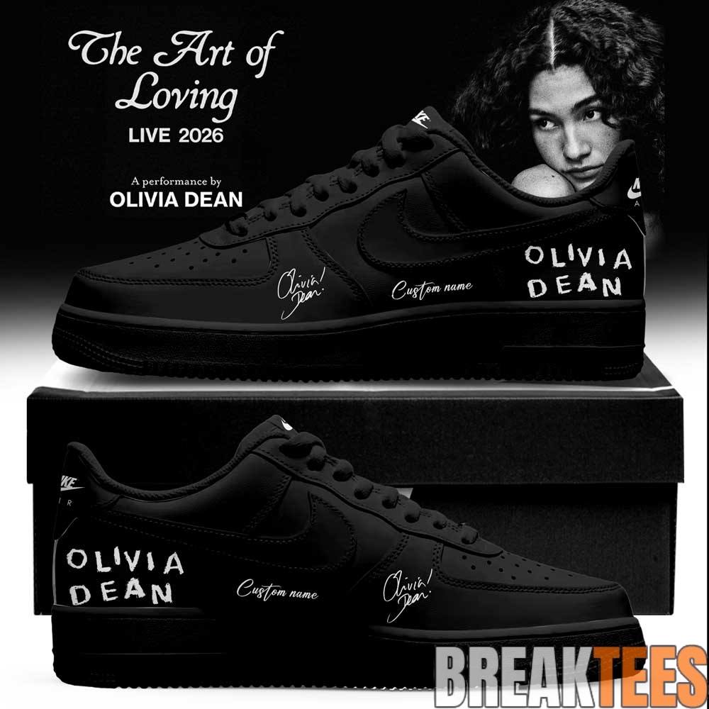 Olivia Dean The Art of Loving Tour 2026 Signature Custom AF1 Shoes Olivia Dean The Art of Loving Tour 2026 Signature Custom AF1 Shoes