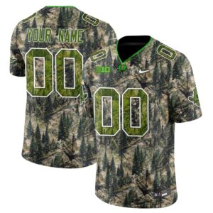 Oregon Ducks Camouflage 2026 Edition Custom Jersey