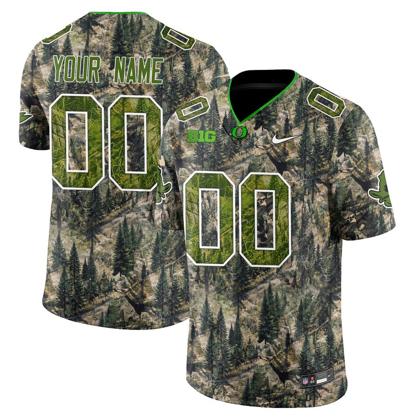 Oregon Ducks Camouflage 2026 Edition Custom Jersey Oregon Ducks Camouflage 2026 Edition Custom Jersey