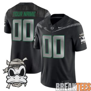 Oregon Ducks Mummy Duck Custom Football Jersey 2