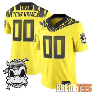 Oregon Ducks Mummy Duck Custom Football Jersey 3