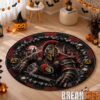 New York Rangers Special Halloween Round Quilted Rug New York Rangers Special Halloween Round Quilted Rug