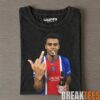 PSG Kvaratskhelia 2026 Vintage Drunk & Smoke Tee