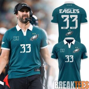 Philadelphia Eagles 1933 Founding Year Soccer-Inspired Polo Shirt